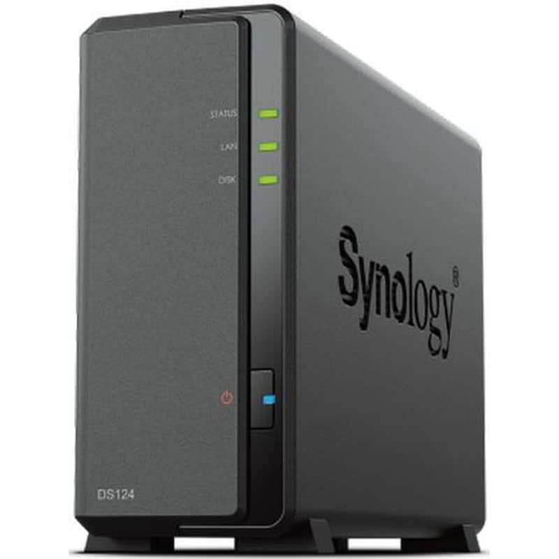 SYNOLOGY Nas Synology DiskStation DS124 ( Realtek RTD1619B/x1GBE/1GB)