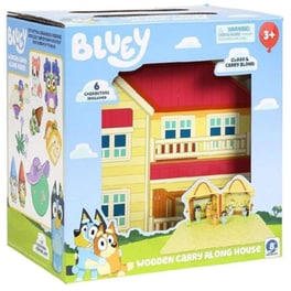 Bluey Ξύλινο Σπίτι Με 6 Φιγούρες