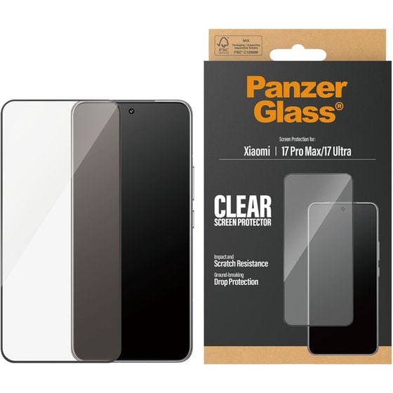 Προστατευτικό οθόνης Xiaomi 17 Ultra - PanzerGlass Clear Screen Protection image 2