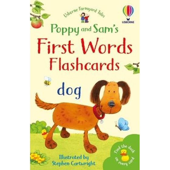 Poppy and Sam's First Words Flashcards image 0
