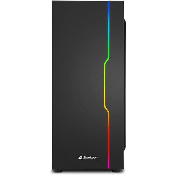 Κουτί Desktop Sharkoon RGB Slider Midi Tower - Μαύρο image 2