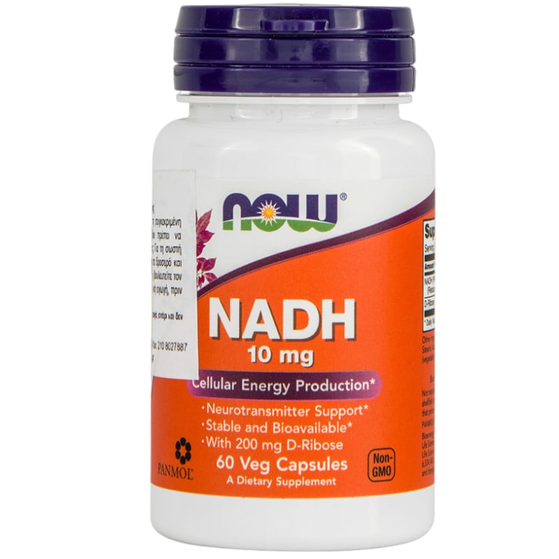 Ένζυμο Now Nadh 10mg - 60 κάψουλες