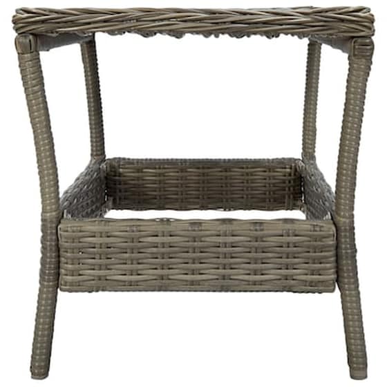 Vidaxl Σετ Σαλονιού Κήπου 3 Τεμ. Καφέ Από Συνθετικό Ρατάν Με Μαξιλάρια image 4