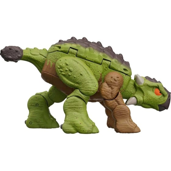 Mattel Φιγούρα Jurassic World Δεινόσαυροι 2 Σε 1 - Tyrannosaurus T Rex - Ankylosaurus image 0