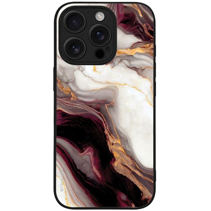 Θήκη Apple iPhone 16 Pro - Sonique Marble Series - Μπορντό