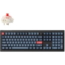 Keychron V6 QMK/VIA Gaming Ασύρματο Μηχανικό Πληκτρολόγιο RGB Μαύρο (US)