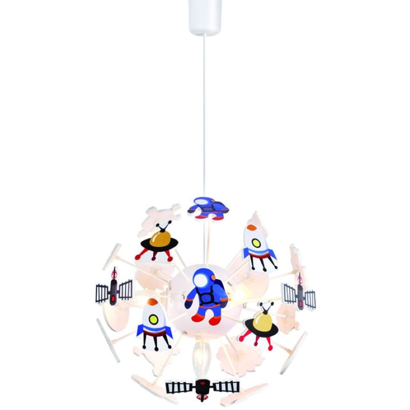 ACA DECOR Παιδικό Φωτιστικό Οροφής Aca Space Πολύφωτο MD160224SP