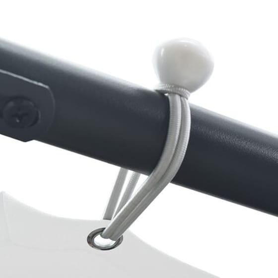 Κιόσκι Vidaxl Ατσάλι 3x3x2.6m - Λευκό image 4