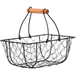 Καλάθι Αποθήκευσης Espiel Μεταλλικό 15x9cm - Μαύρο
