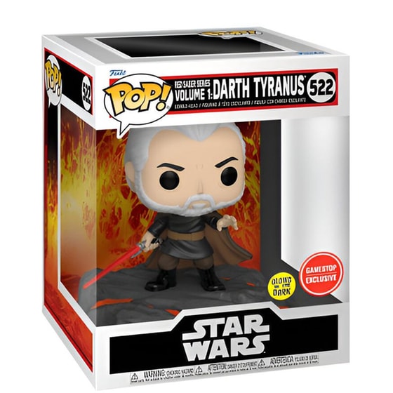 Funko Pop! Star Wars - Red Saber Collection - Darth Tyranus #522 image 2