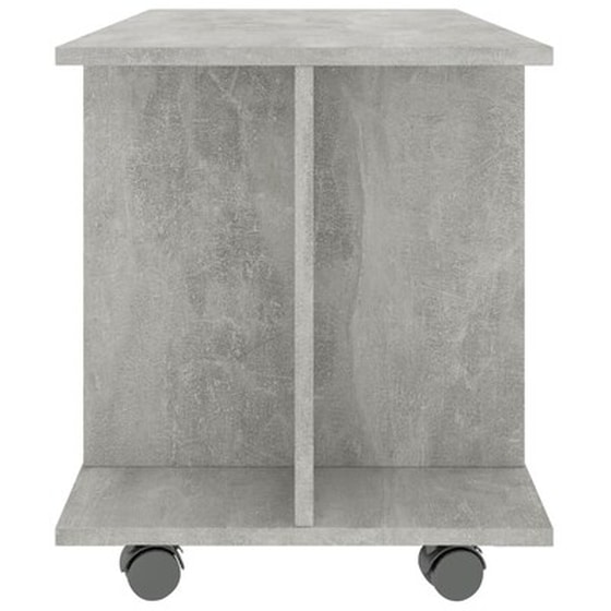 Vidaxl Έπιπλο Tv Με Ρόδες Γκρι Σκυροδέματος 80x40x40 Εκ. Μοριοσανίδα image 5