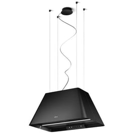 ELICA IKONA LIGHT ΜΑΤ BL/F/60 Μαύρο Απορροφητήρας Νησίδα