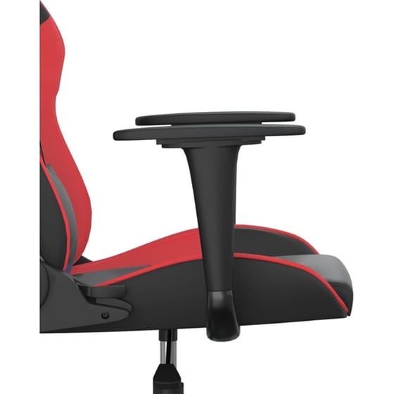 Καρέκλα Gaming VIDAXL 3143642 με Ρυθμιζόμενα Μπράτσα από Τεχνητό Δέρμα - Μαύρο / Κόκκινο image 7