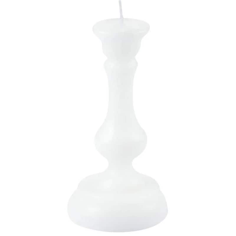 Διακοσμητικό Κερί Spitishop L-c Arty 6bdc042bc 7x12.6cm - Λευκό SPITISHOP