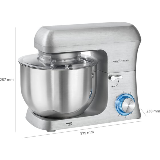 Κουζινομηχανή PROFICOOK PC-KM 1188 1500 W 6 L Inox image 5