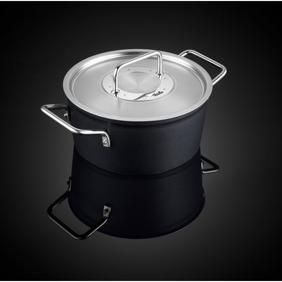 Κατσαρόλα Βαθιά FISSLER ADAMANT από Αλουμίνιο 20 cm 2.7 L - Μαύρο image 4