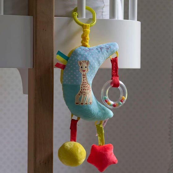 Sophie The Giraffe Βρεφικό Κρεμαστό Παιχνίδι Φεγγάρι με  Ήχο image 2