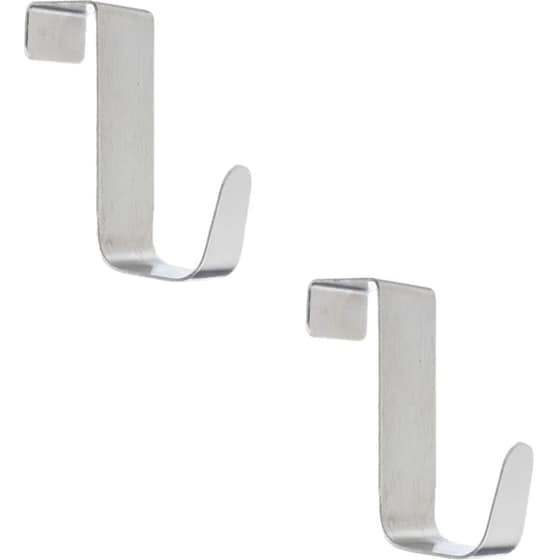 Κρεμαστράκια Πόρτας Spitishop F-v Ανοξείδωτα 138960 38.5x9x23.5 cm - Ασημί image 0