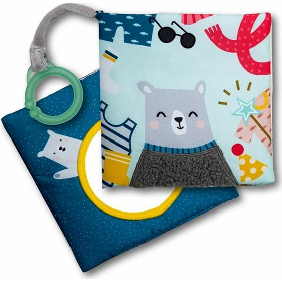 Taf Toys Βρεφικό Κρεμαστό Βιβλίο "What Does Paul Wear"( T-12605) image 0