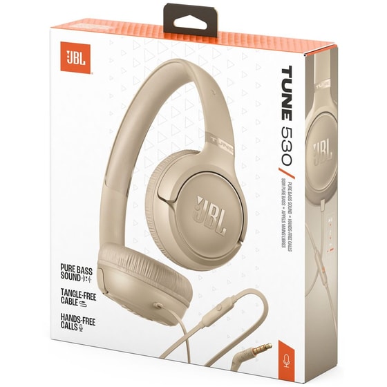 JBL Tune 530 Ενσύρματα Ακουστικά Κεφαλής - Beige image 6