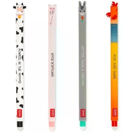 Στυλό Gel Legami Erasable Farm Sweet (4 Τεμάχια)