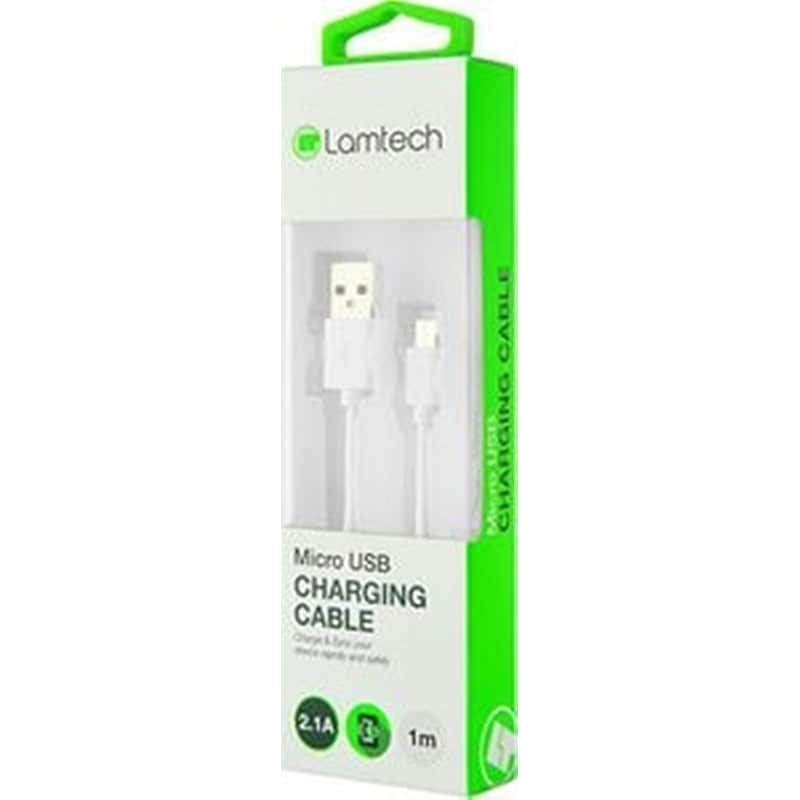 Καλώδιο Lamtech USB-A Male σε micro USB Male - 1m