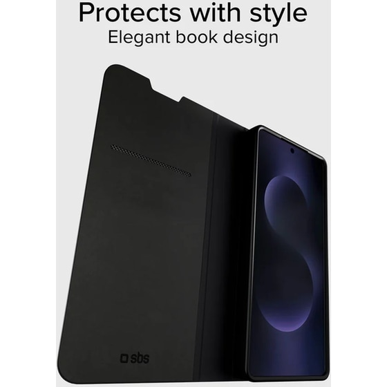 Θήκη Samsung Galaxy S26 Ultra - SBS Book-style Case with Stand Support - Black image 2