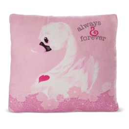 Λούτρινο NICI Μαξιλάρι Swan White 30 x 30 cm