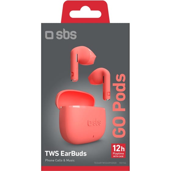 Ακουστικά Bluetooth SBS Go Pods TWS - Red image 1