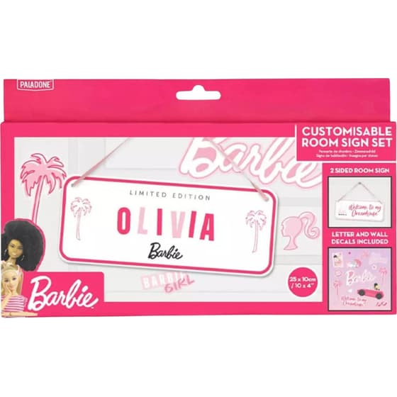 Σετ Πινακίδα Διπλής Όψης Δωματίου Barbie Limited Edition - Olivia image 0
