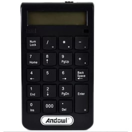 Andowl Q-JP30 Ασύρματο Αριθμητικό Πληκτρολόγιο Μαύρο