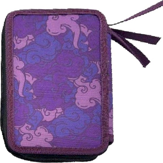 Κασετίνα Παραλληλόγραμμη Γεμάτη Graffiti Gengar Διπλή image 1