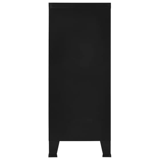 Ντουλάπι Γραφείου VidaXL Αρχειοθήκη από Ατσάλι 90x40x100 cm - Μαύρο image 5