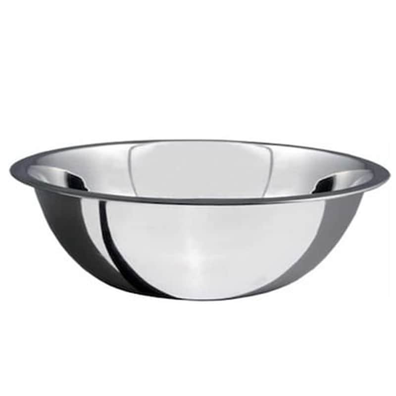 Μπωλ Vesta Από Ανοξείδωτο Ατσάλι Inox 46x12 cm 12 lt - Ασημί
