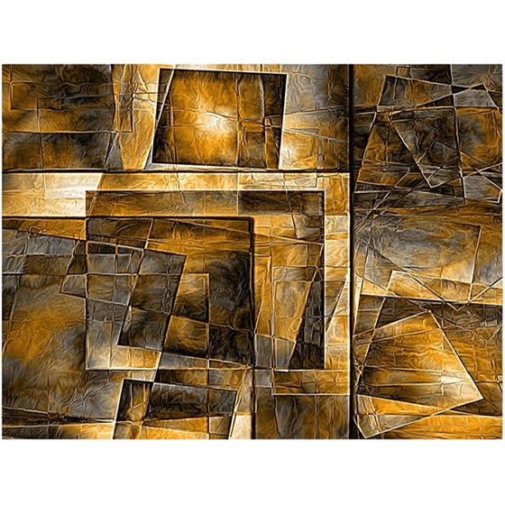 Μοντέρνος Πίνακας 24Mall Αφηρημένο Σχέδιο 70x100 cm image 0