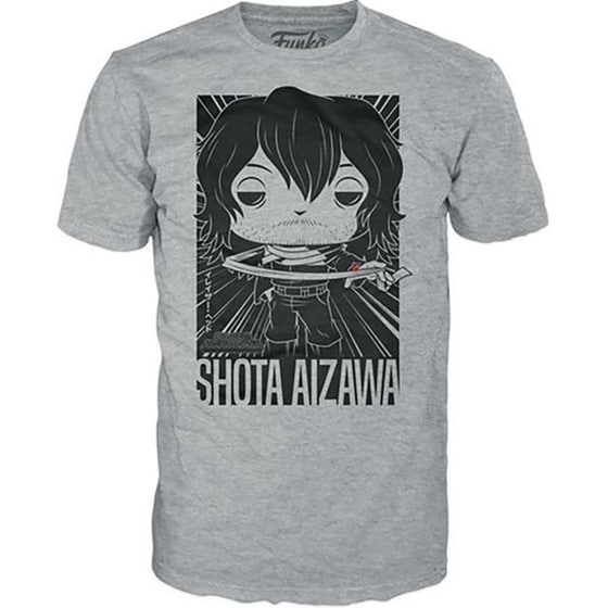 Funko Pop! Tee: My Hero Academia - Aizawa Γκρι T-Shirt (S) image 0