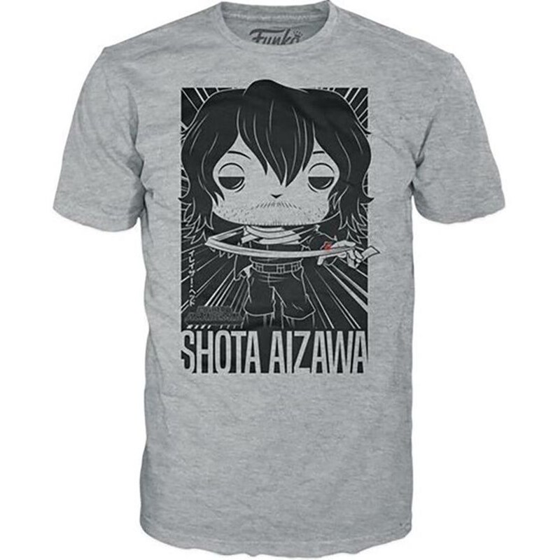 Funko Tee: My Hero Academia - Aizawa Grey T-shirt
