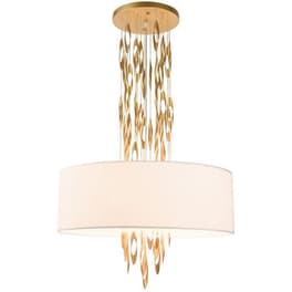 Φωτιστικό Οροφής Πολύφωτο Aca Decor Cascada Eg4205pcg Μεταλλικό/Υφασμάτινο - Χρυσό