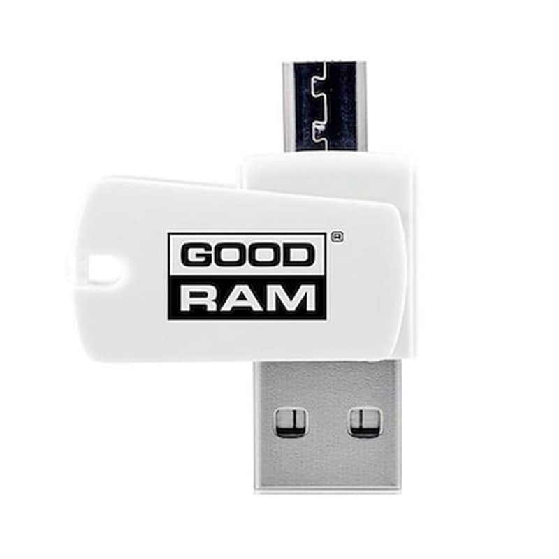 GOODRAM GoodRAM A020 Card Reader USB 2.0 για microSD Λευκό