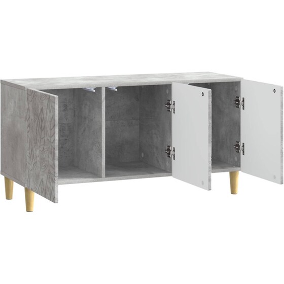 Έπιπλο Τηλεόρασης VidaXL 99x34.5x50 cm - Γκρι Σκυροδέματος image 3