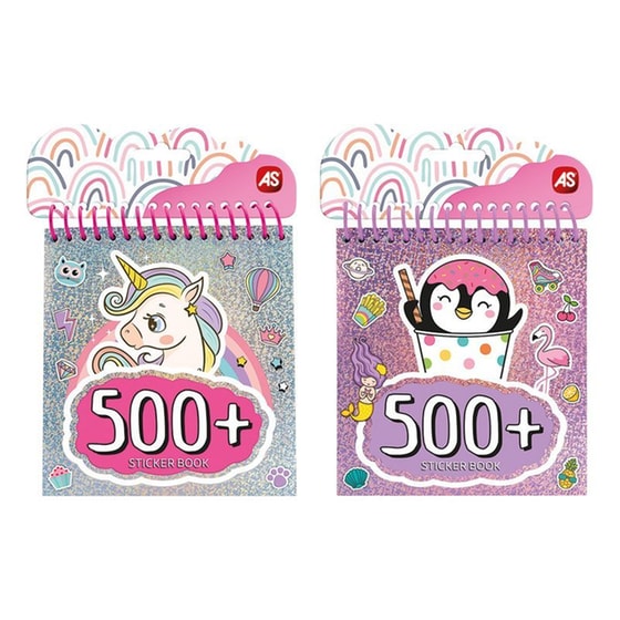 AS Company Sticker Book Τετράδιο Με 500 Αυτοκόλλητα image 0