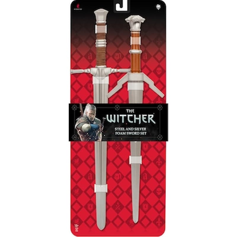 Jinx Witcher Sword Steel And Silver Foam Set