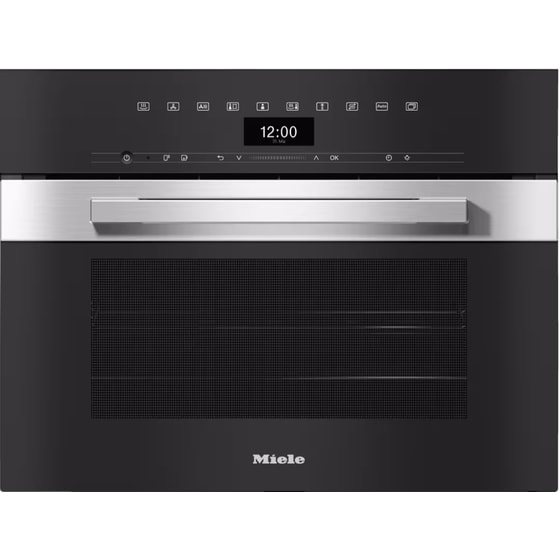MIELE DGC 7440 HC 47 Lt Μαύρο Εντοιχιζόμενος Φούρνος Άνω Πάγκου image 0