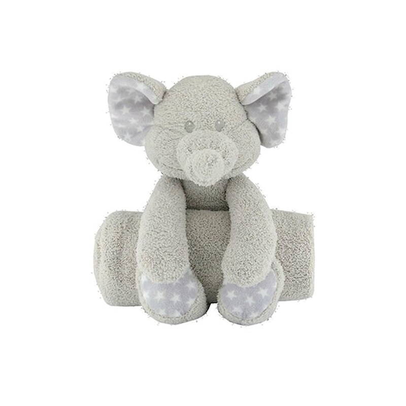 Plush Toy With Blanket Αρκουδακι Με Κουβερτουλα