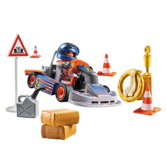 PLAYMOBIL® Sports & Action Gift Set Αγώνας Go-Kart (71187) image 3