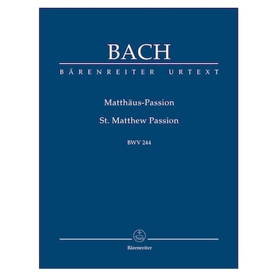 Βιβλίο Barenreiter J.s. Bach - St. Matthew Passion Bwv 244 image 1