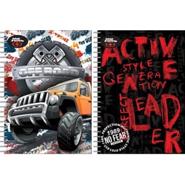 Τετράδιο Σπιράλ No Fear Α4 2 Θεμάτων No Fear Off Road-Active (1 Τεμάχιο)