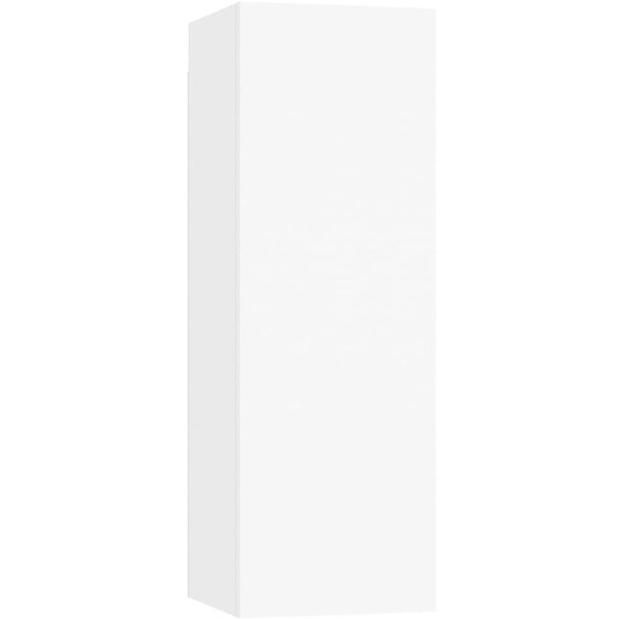 Έπιπλα Τηλεόρασης VidaXL Μοριοσανίδα 2 Τμχ 30.5x30x90cm - Λευκό image 6