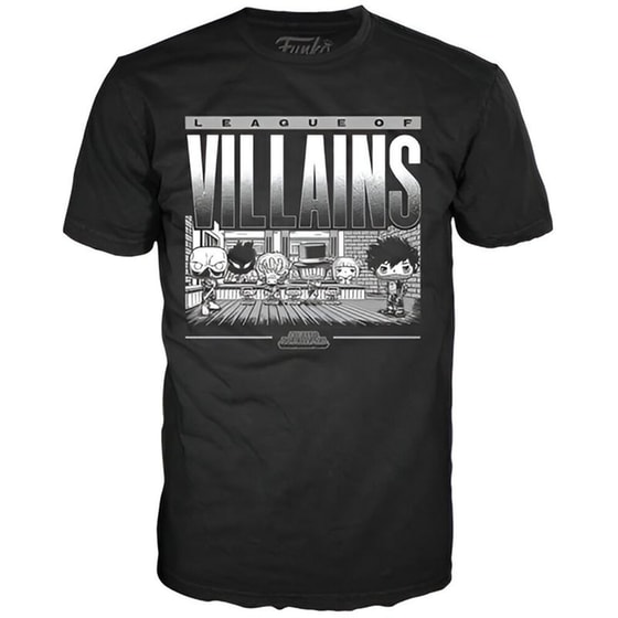 Funko Pop! Tee My Hero Academia - Villains Μαύρο T-Shirt (L) image 0