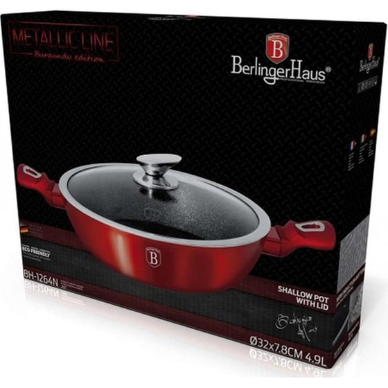 Κατσαρόλα BERLINGER HAUS BH1264N 32 cm 4.9 L Κόκκινο image 2